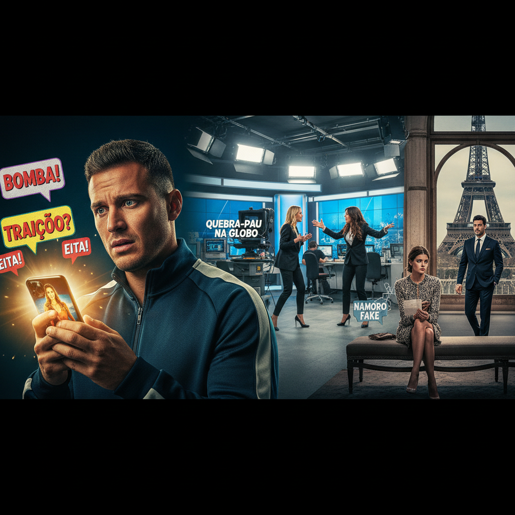 BOMBA: Traição de craque da Seleção, quebra-pau na Globo e namoro fake!