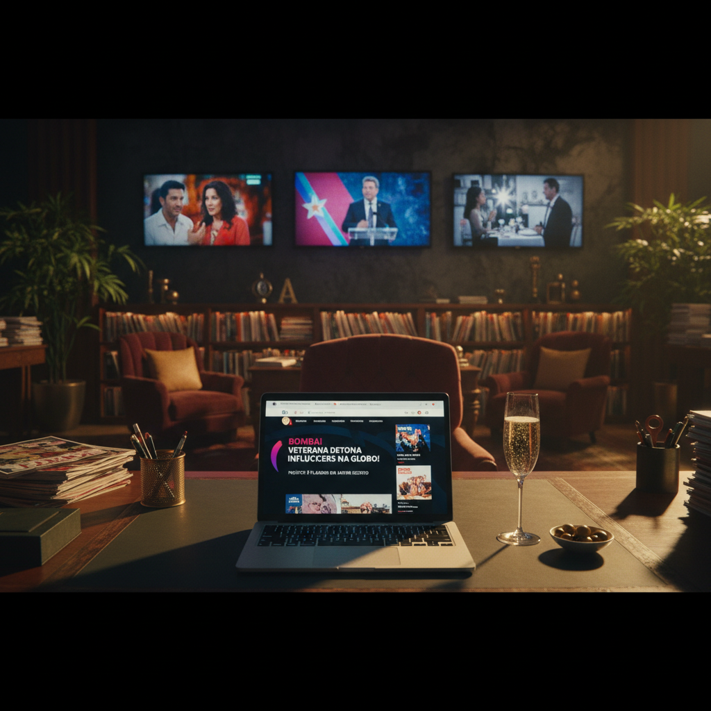 Bomba! Veterana detona influencers na Globo e político é flagrado em jantar secreto