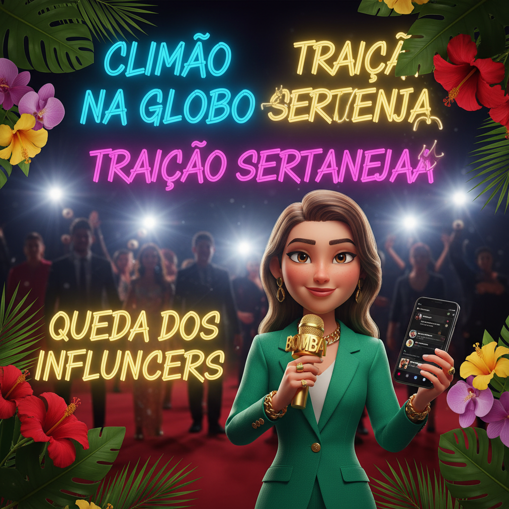 BOMBA: Clim&atilde;o na Globo, Trai&ccedil;&atilde;o Sertaneja e a Queda dos Influencers!