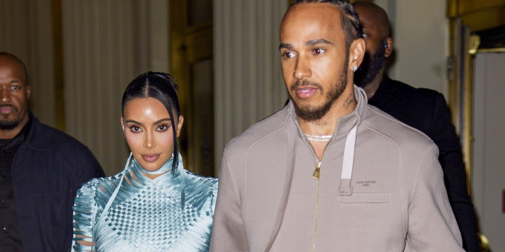 Romance de Elite: Kim Kardashian e Lewis Hamilton assumem affair!