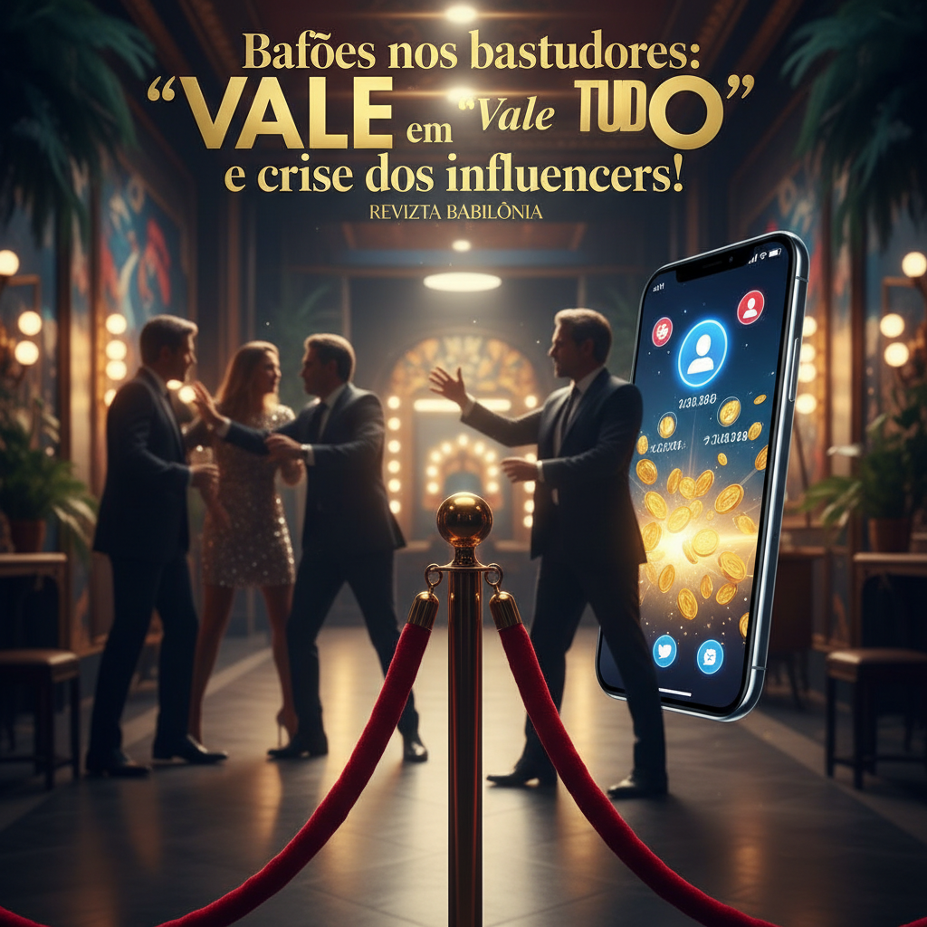 Baf&otilde;es nos bastidores: Guerra em ‘Vale Tudo’ e crise dos influencers!